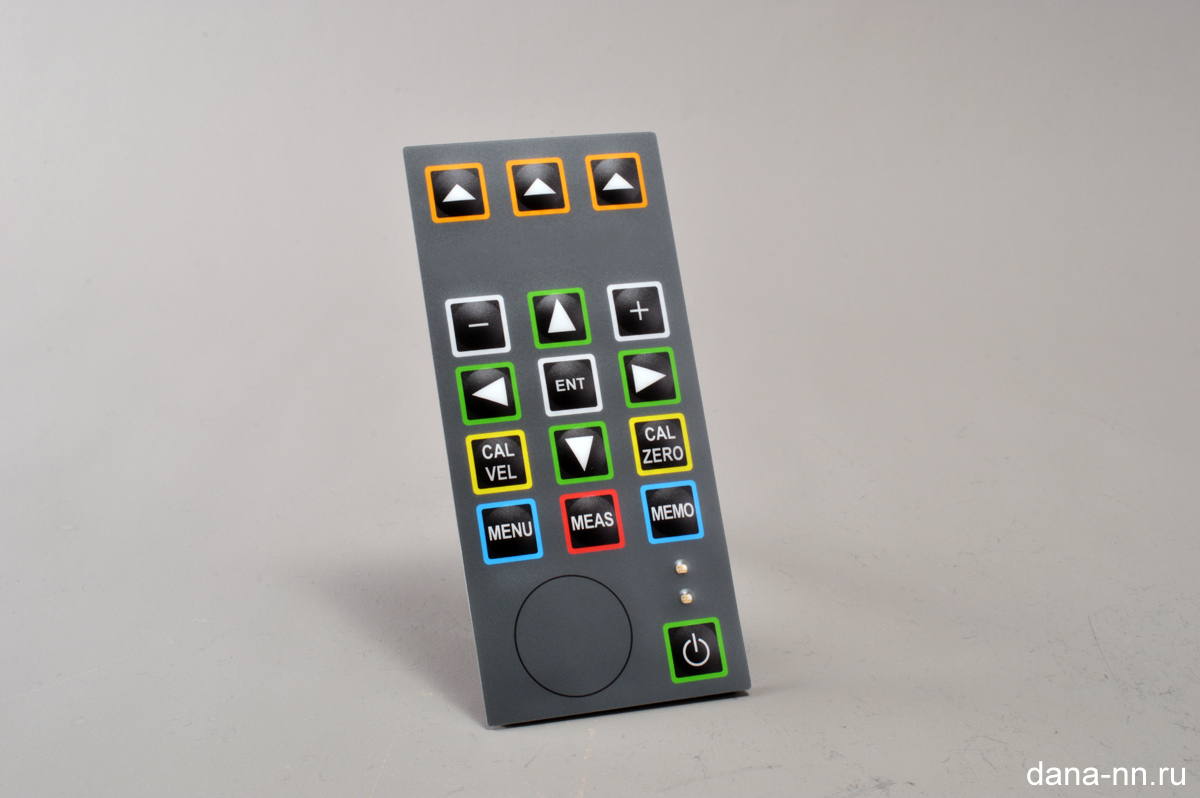 Пленочная клавиатура со светодиодами, и зоной под установку щупа