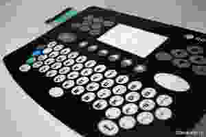 Qwerty клавиатура пленочная, шлейф с шагом 2,54 мм. и разъемом crimpflex