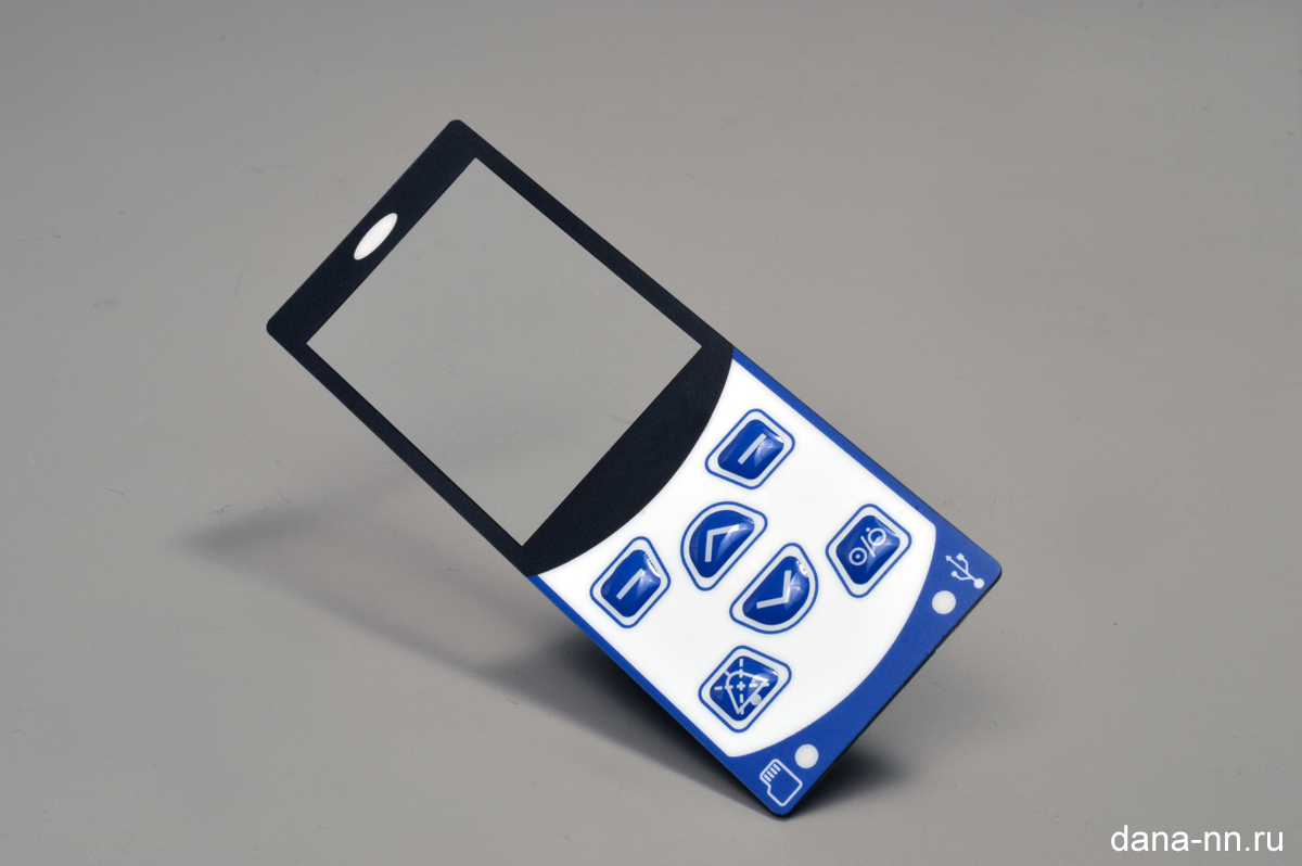 Пленочная клавиатура с pu клавишами и прозрачным окном