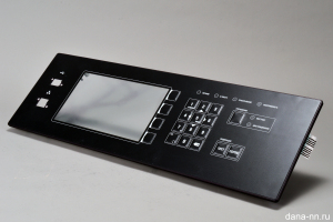 Пленочная клавиатура на жестком основании из фрезерованного алюминия