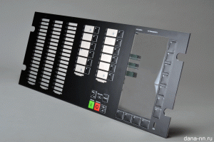 Пленочная клавиатура на жестком основании из фрезерованного алюминия