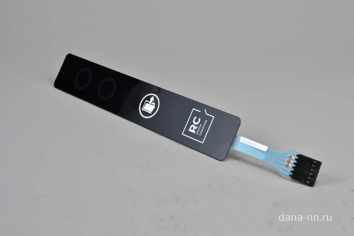 Сенсорная клавиатура с подсветкой кнопок и подсветкой логотипа