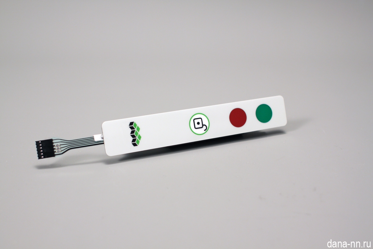 Пленочная клавиатура с встроенным звуком и дневной зональной подсветкой