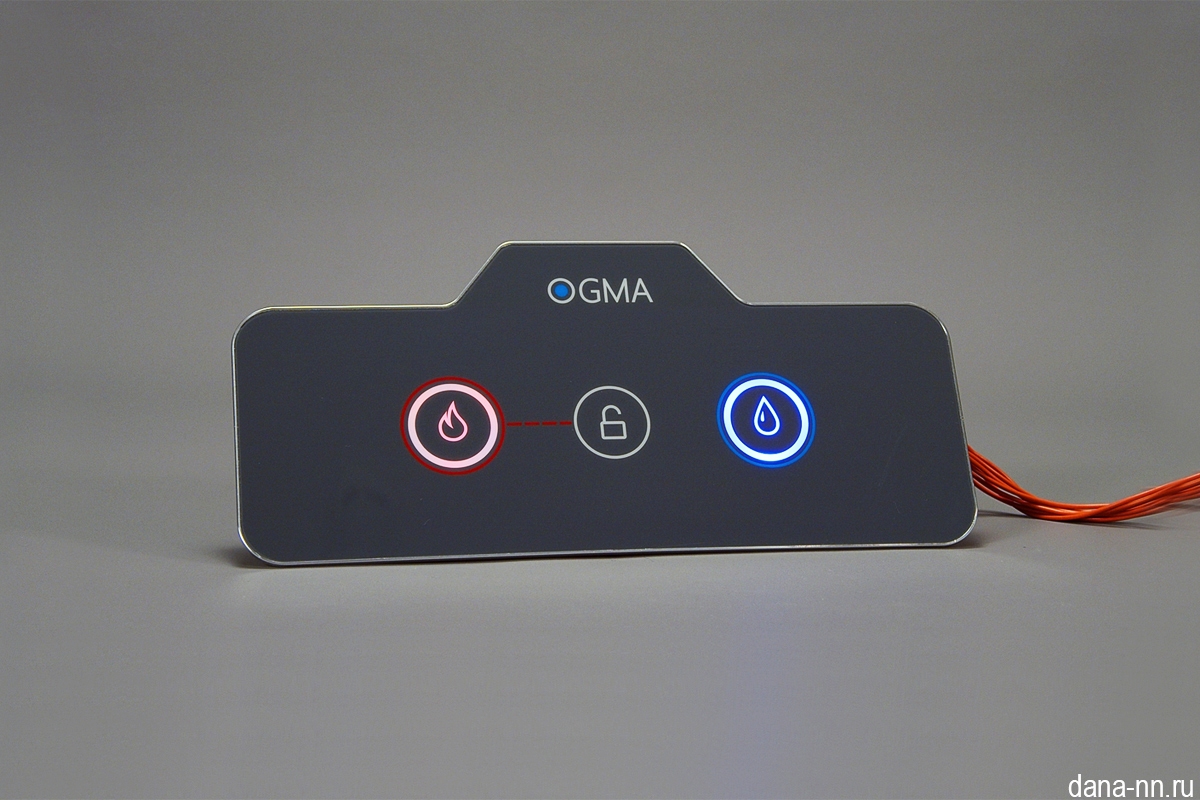 Сенсорная клавиатура с активной двухцветной подсветкой