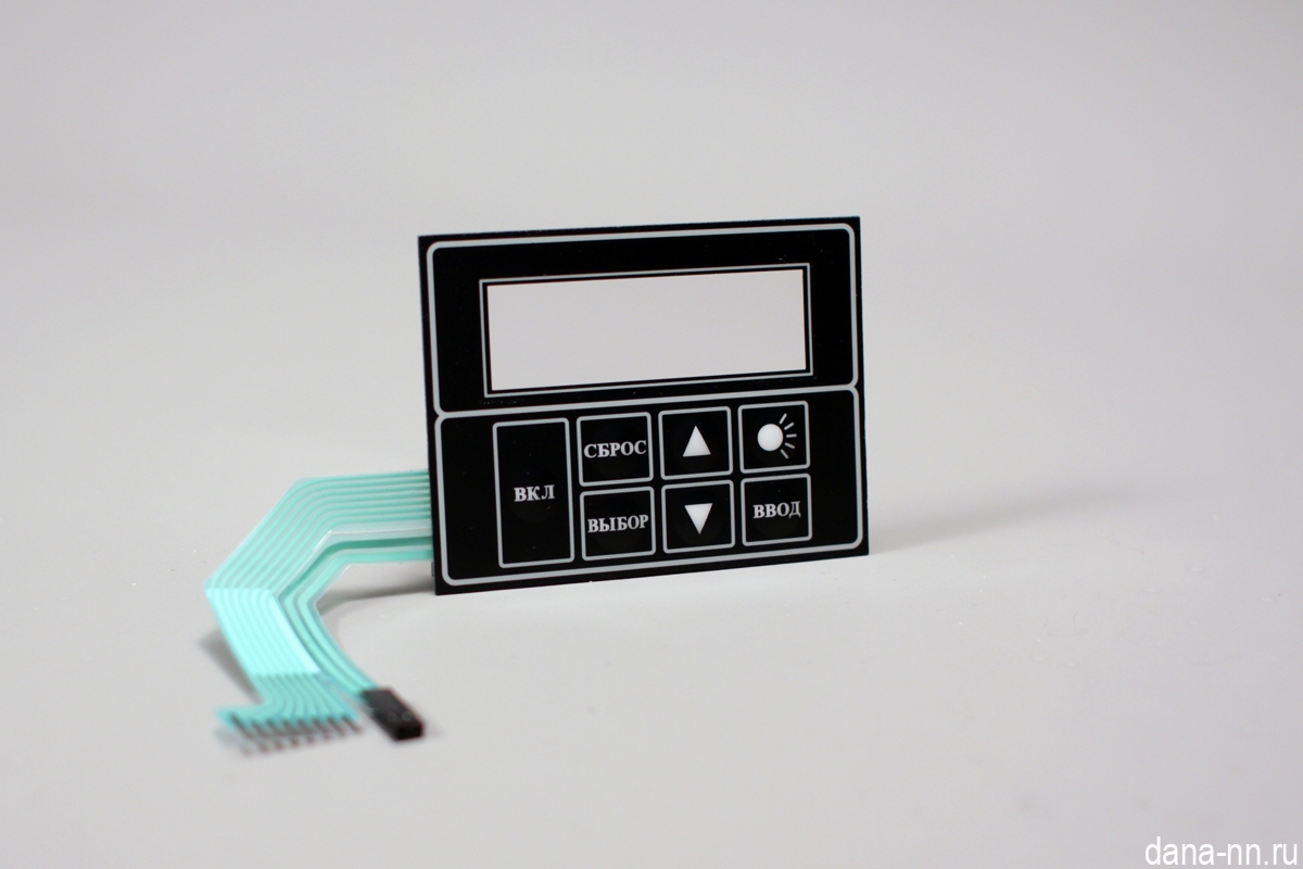 Пленочная клавиатура с ночной общей подсветкой