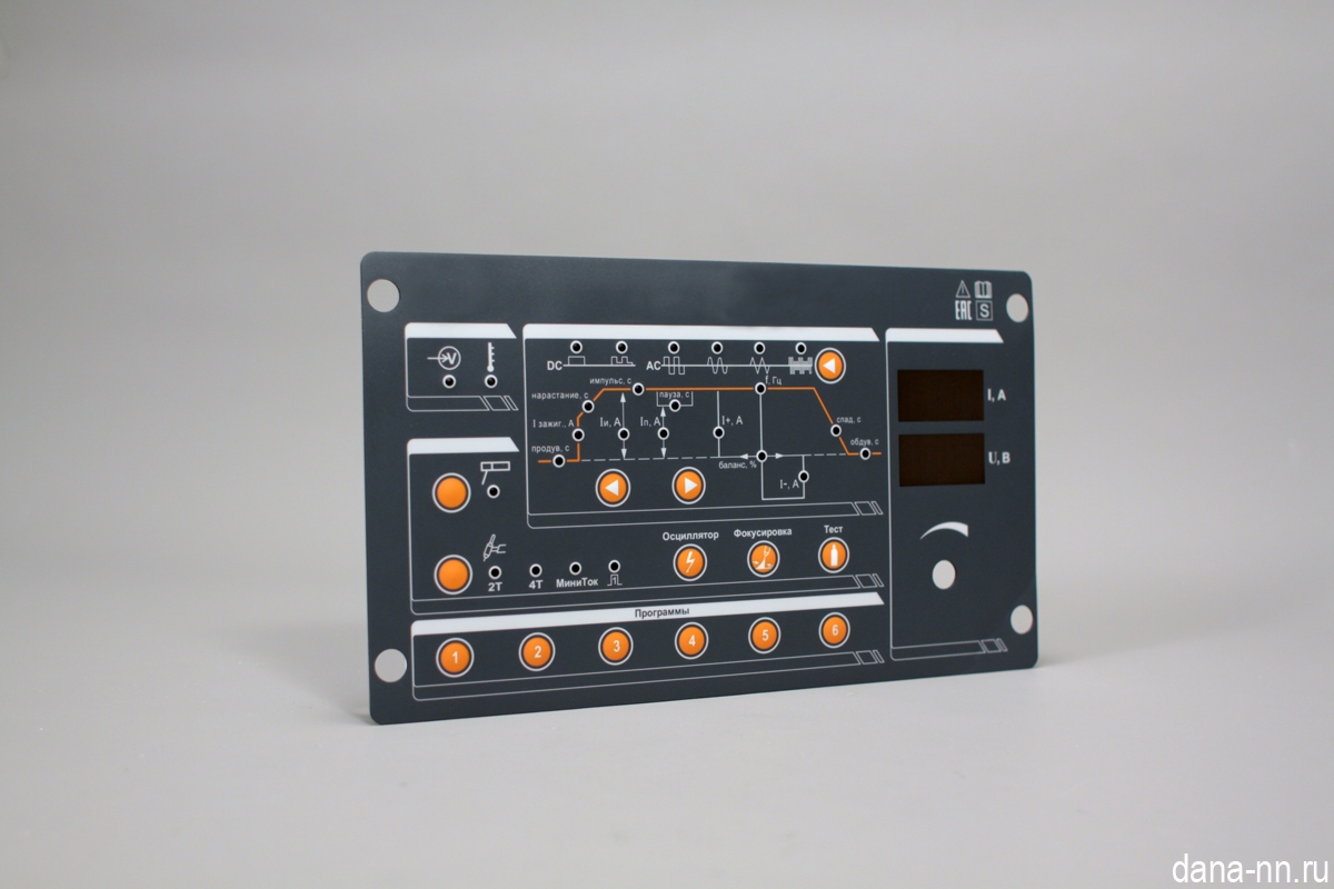 Пленочная клавиатура с дневной зональной подсветкой