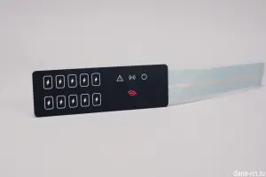 Пленочная клавиатура с rfid антенной и дневной зональной подсветкой