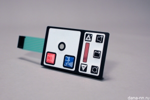 Пленочная клавиатура с pu клавишами и отверстием под регулятор