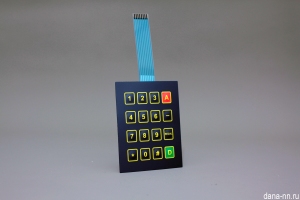 Антистатическая-взрывозащищенная пленочная клавиатура