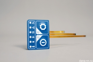 Пленочная клавиатура с подсветкой на полиимидной плате