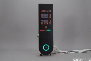 Пленочная клавиатура со светодиодами и карманом для вставки информации